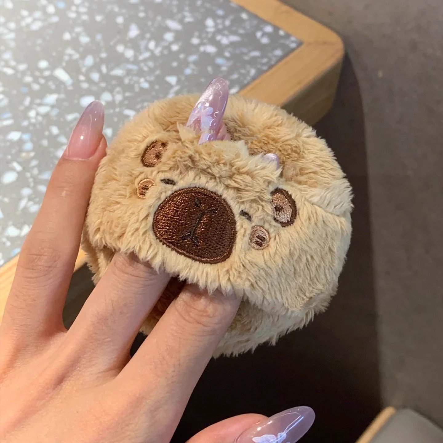 化妆师推荐的粉扑！可爱软萌毛绒粉扑粉饼散粉定妆植绒超柔软亲肤,淘宝优惠券,粉丝福利购,淘宝优惠卷