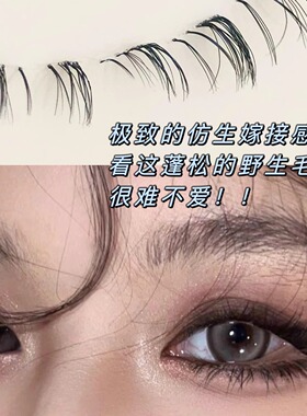 毛绒绒小狐尾下睫毛狐系
