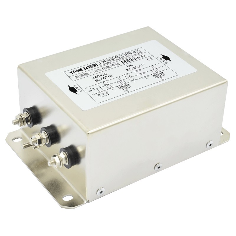 交流380V三相EMC滤波器输入输出变频器伺服电源专用ME920/ME960 - 图3