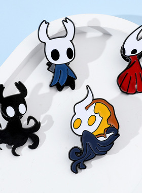 卡通游戏人物周边金属徽章 Hollow Knight 空洞骑士胸针包包配饰