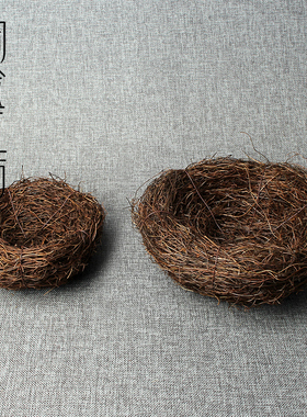 鸟巢手工摄影道具装饰品