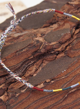 moree小众编制超细情侣手链