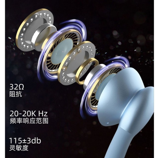 Flat-mouth mobile phone and tablet digital fully compatible wired earphones Flat-mouth mobile phone and tablet digital fully compatible wired earphones