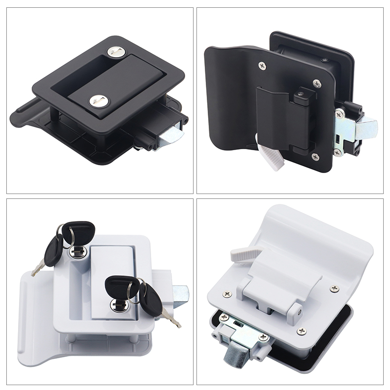 房车门锁内外双开改装仓门锁旅居车面板锁锌合金按压式机械芯通用,淘宝优惠券,粉丝福利购,淘宝优惠卷