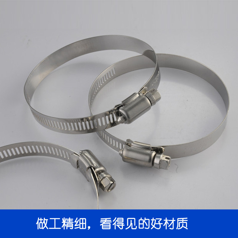 不锈钢卡箍抱箍圈管卡管箍固定管夹强力美式喉箍80-100mm_虎窝淘
