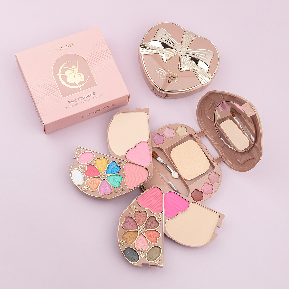 儿童舞台妆眼影盘彩妆套装元旦表演出专用化妆品腮红粉饼一体盘,淘宝优惠券,粉丝福利购,淘宝优惠卷