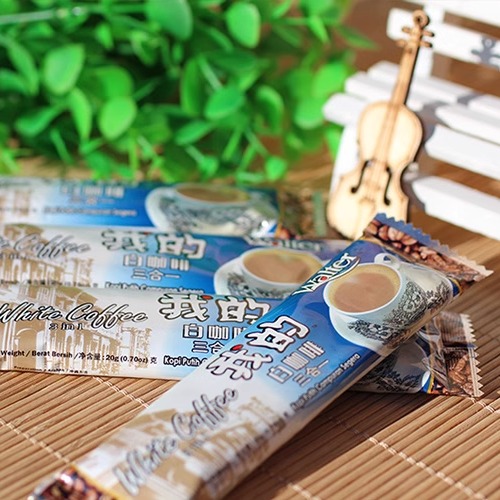我的白咖啡原味1000g马来西亚原装进口三合一速溶咖啡粉50条袋装 - 图1