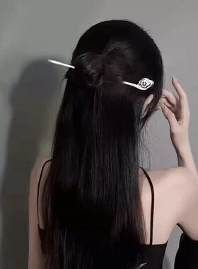 【捡漏清仓】银色发簪女士盘发古风祥云镀银色如意簪子送妈妈