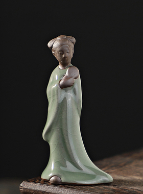 新中式庭院户外石塔紫砂茶宠