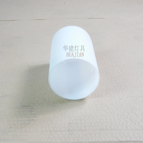 灯具配件:奶白直筒磨砂玻璃吊灯灯罩 台灯吸顶灯饰灯罩 E27 - 图3