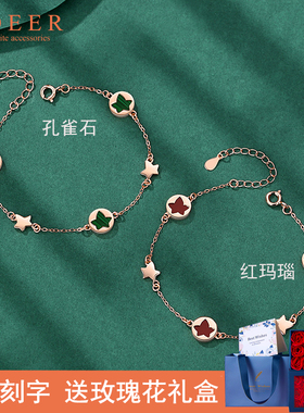 常青藤纯银手链原创设计