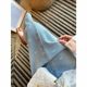 Korean rear slit butterfly denim skirt for women 2025 new summer cover high waist slimming A-line midi skirt