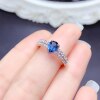 London blue topaz ring, main stone size 5*7mm