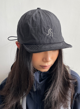 BEAMLIFE原创自制速干户外运动登山公路刺绣抽绳软顶鸭舌帽夏男女