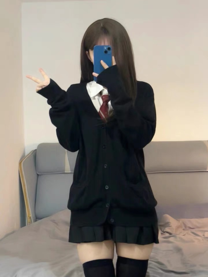 jk衬衫女长袖秋冬原创正统大码衬衣学院风纯搭配学生宽松套装上衣