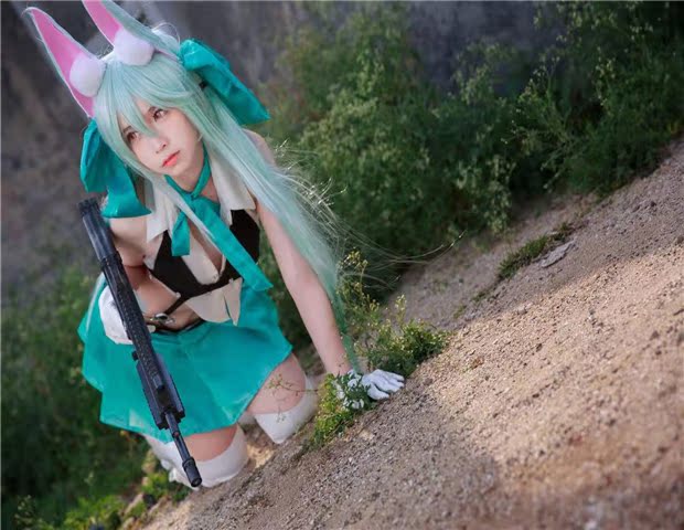 漫吉阳少女前线 556 cosplay情趣泳衣服装定做-图2