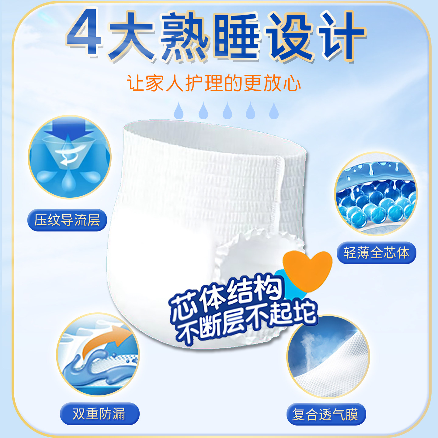 佑帮成人全芯体拉拉裤男女老人内裤纸尿裤夏季透气防漏尿不湿孕妇,淘宝优惠券,粉丝福利购,淘宝优惠卷