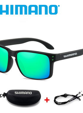 禧玛诺偏光方形运动男女钓鱼眼镜