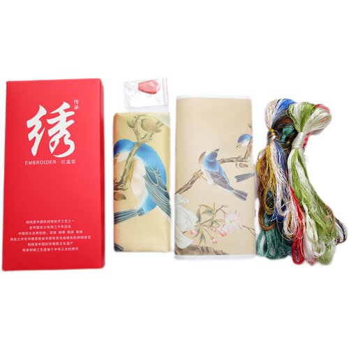苏绣刺绣手工diy套件自绣材料包初学自绣入门针迹江南水乡苏州 - 图3