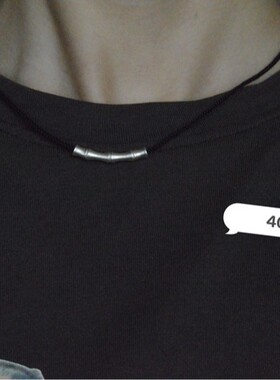 S925银简约百搭竹节项链锁骨链