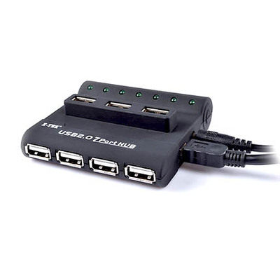Z-TEK力特 7口USB HUB USB集线器 高速USB7口HUB/带4A电源 ZE341A - 图2