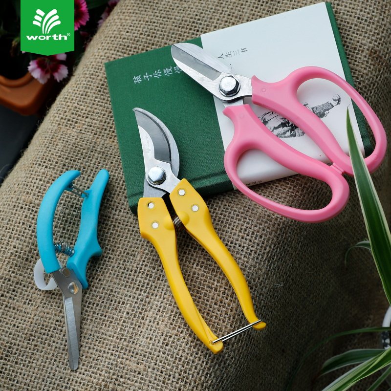 沃施花园艺花艺剪鲜花插花家用剪嫩枝剪花枝花店专用工具插花剪刀_虎窝淘