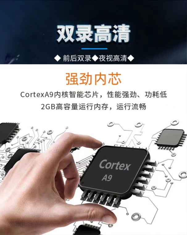 双录摩托行车记录仪无极250GT适用新大洲本田150GX125LA原孔安装 - 图1