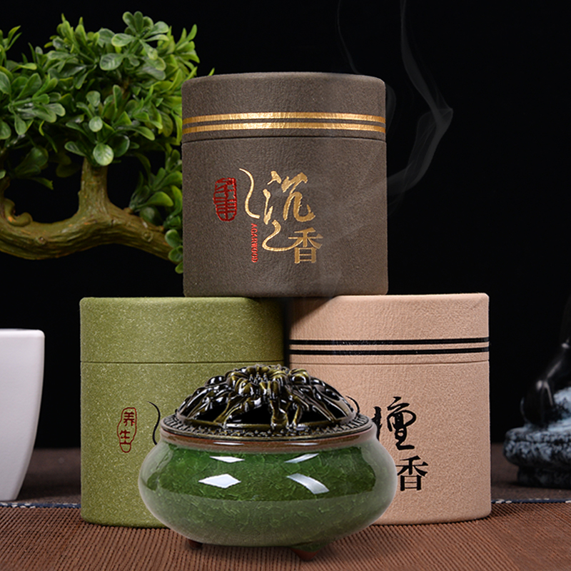 老山檀香盘香家用天然室内除臭除味卫生间艾草祛蚊香薰沉香供佛香