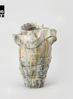 一匚正品手作层叠陶瓷插花器