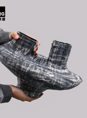 一匚大丹景德镇设计师手工花瓶