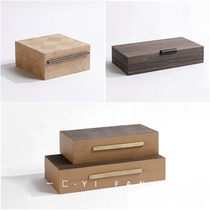 I. New Chinese Solid Wood First Decorated Box High-end Home-Like Cubed Room Hotel Bedroom Cloakroom Containing Box Hem