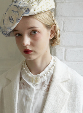 宫廷华丽玛瑙珍珠天然贝壳项链