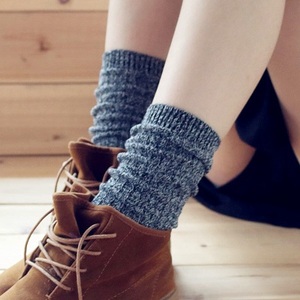 两条杠袜子女中筒堆堆袜