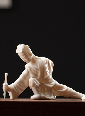 唐伯虎陆羽茶室会所禅意工艺摆件