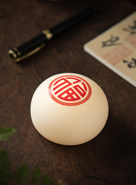 陶瓷包子工艺品创意馒头家居摆件