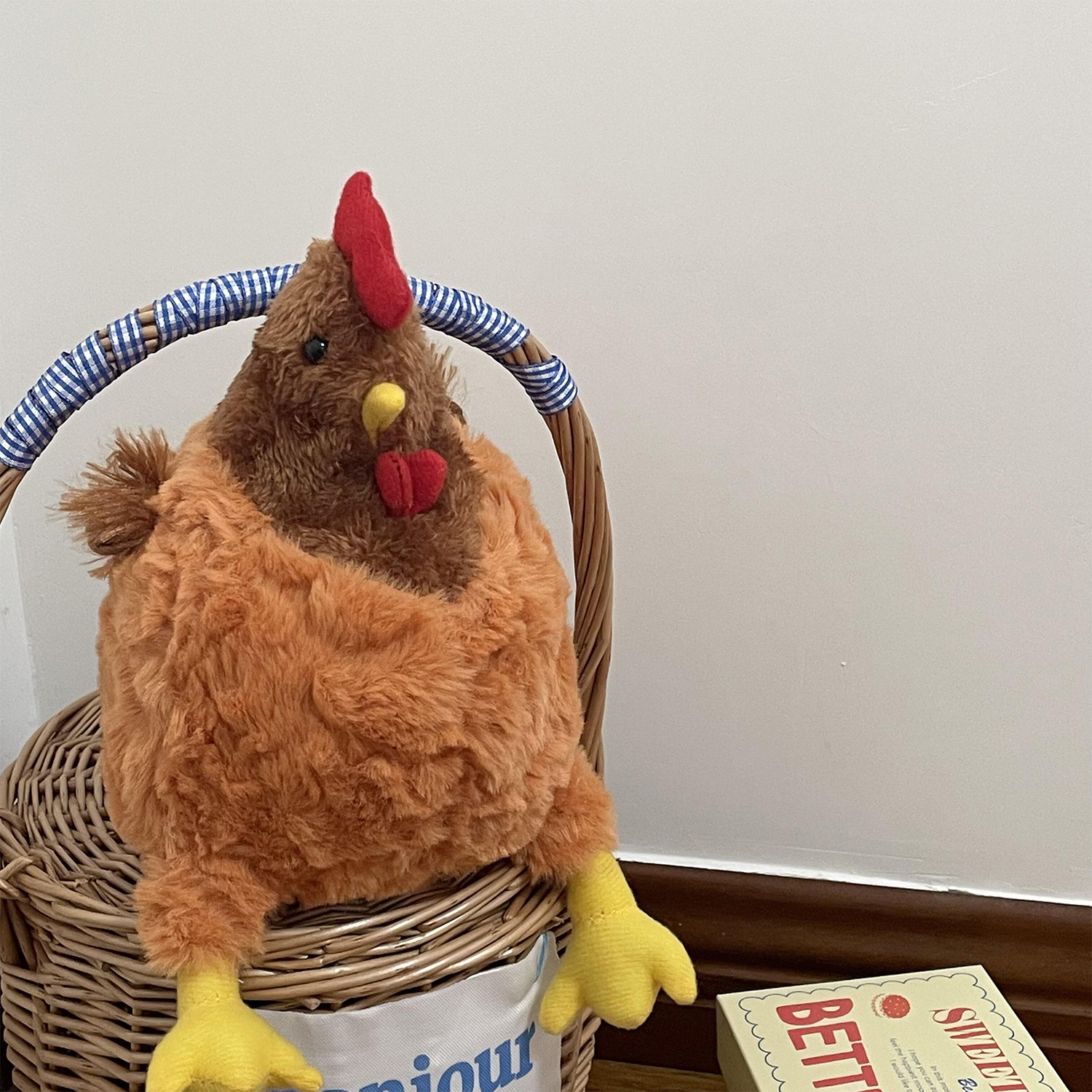 创意塞西尔小鸡毛绒公仔玩偶解压玩具可爱睡觉抱枕儿童女生礼物,淘宝优惠券,粉丝福利购,淘宝优惠卷