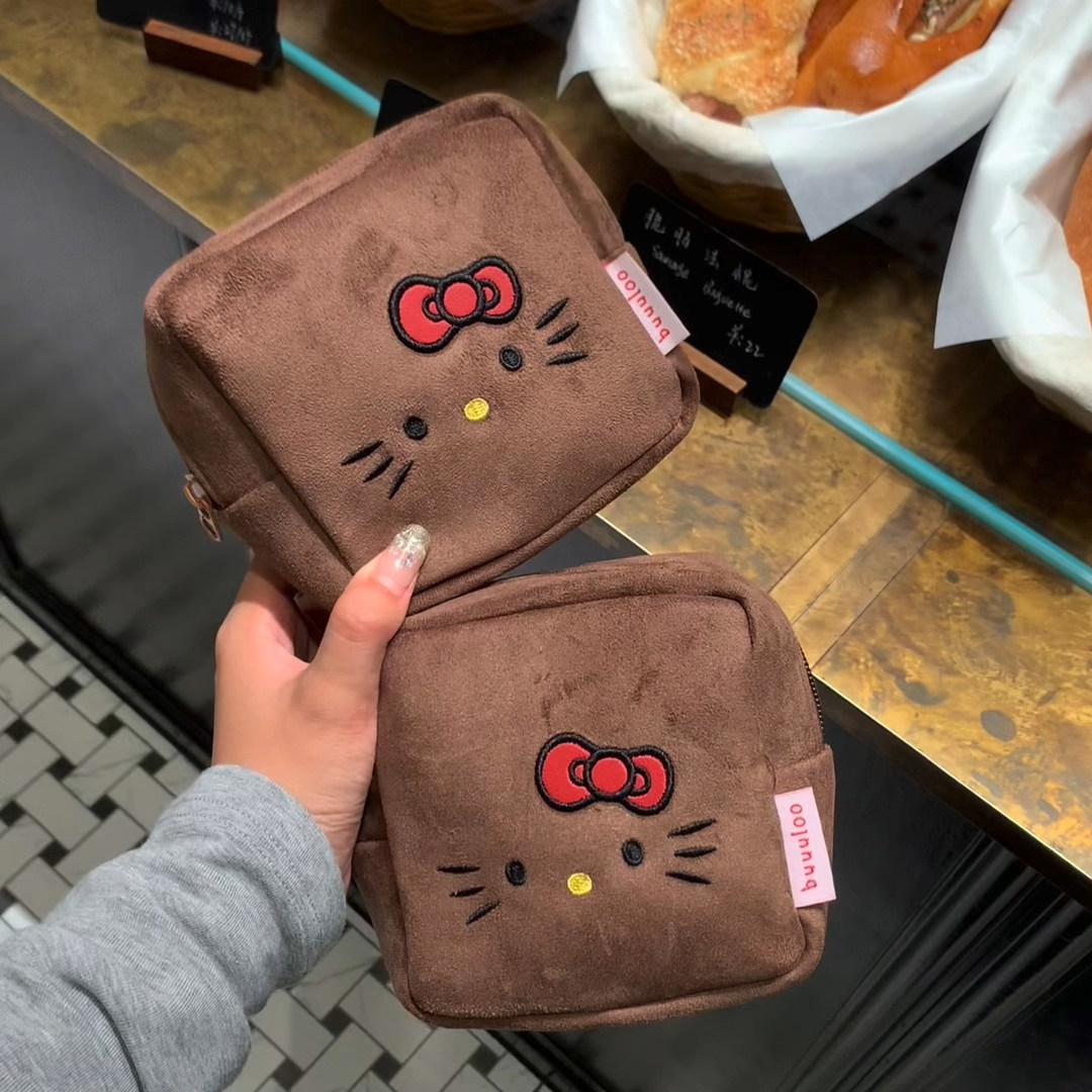 可爱麂皮收纳包化妆包迷你随身便携小包包卫生巾口红杂物零钱包女,淘宝优惠券,粉丝福利购,淘宝优惠卷