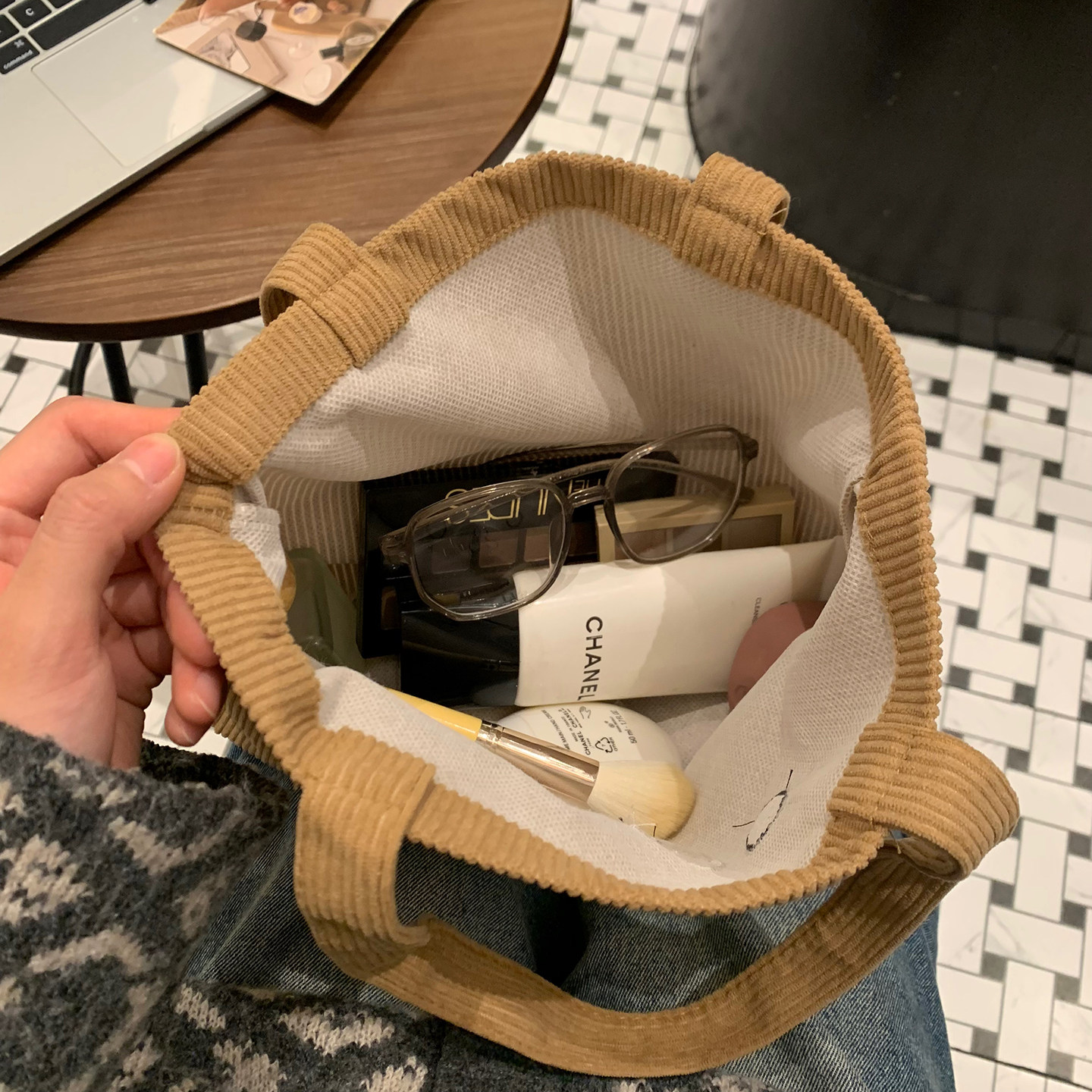 可爱轻松熊大容量单肩帆布包学生通勤上班族高颜值手提包托特挎包,淘宝优惠券,粉丝福利购,淘宝优惠卷