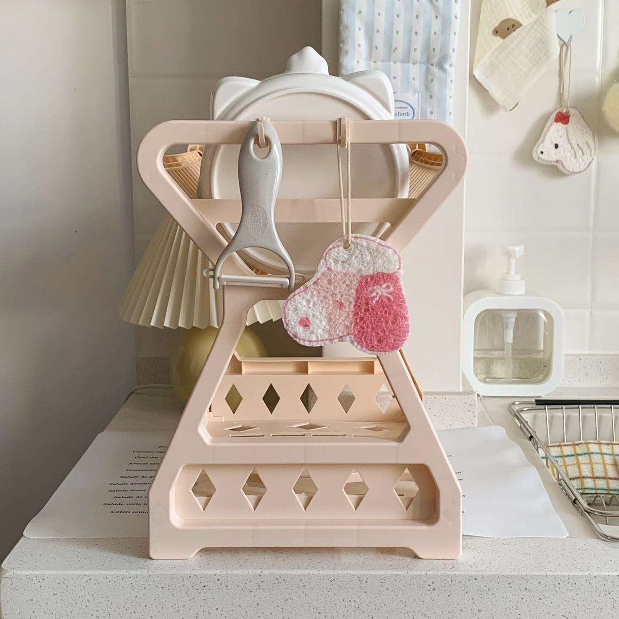 多功能厨房置物架台面双层碗筷碗碟收纳架家用水槽沥水碗架置物架,淘宝优惠券,粉丝福利购,淘宝优惠卷