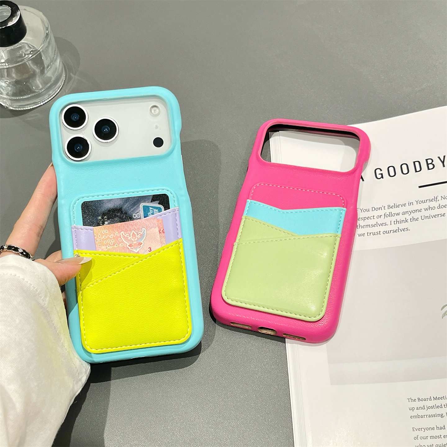 高级感撞色零钱插卡包一体适用苹果17promax手机壳16pro保护套14小羊皮纹11苹果15pro皮质壳13带装卡12可放卡,淘宝优惠券,粉丝福利购,淘宝优惠卷