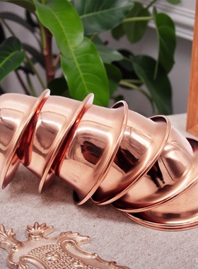 佛堂用品红铜紫铜供水碗七个一套