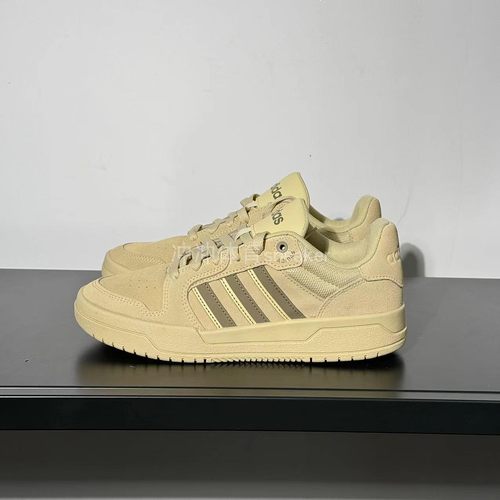 Adidas阿迪达斯 neo Entrap 男女同款防滑耐磨低帮休闲板鞋JS3007 - 图0