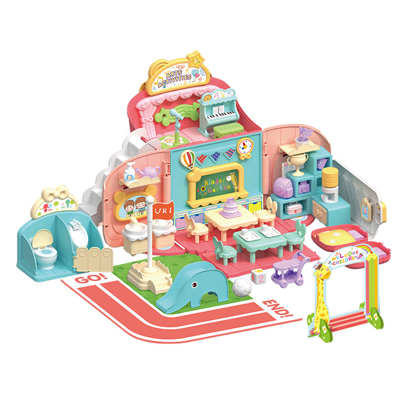 女孩3-5-6岁4幼儿园场景儿童玩具 尊业母婴过家家玩具