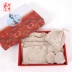 Cuộc sống lâu dài phong phú cho bé sơ sinh hộp quà màu cotton quần áo sơ sinh phù hợp với mùa xuân và mùa thu bé cung trăng - Bộ quà tặng em bé