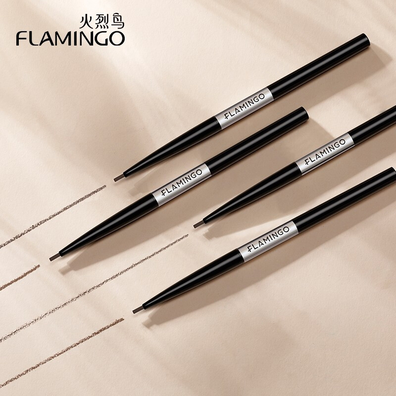 【2支装】火烈鸟精致手绘细眉笔自然持久防水不掉色精细一字眉笔,淘宝优惠券,粉丝福利购,淘宝优惠卷