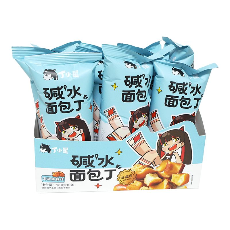 丁小星碱水面包丁鲜萃椒麻海盐焦糖咸香酥脆解馋零食优乐麦非油炸,淘宝优惠券,粉丝福利购,淘宝优惠卷