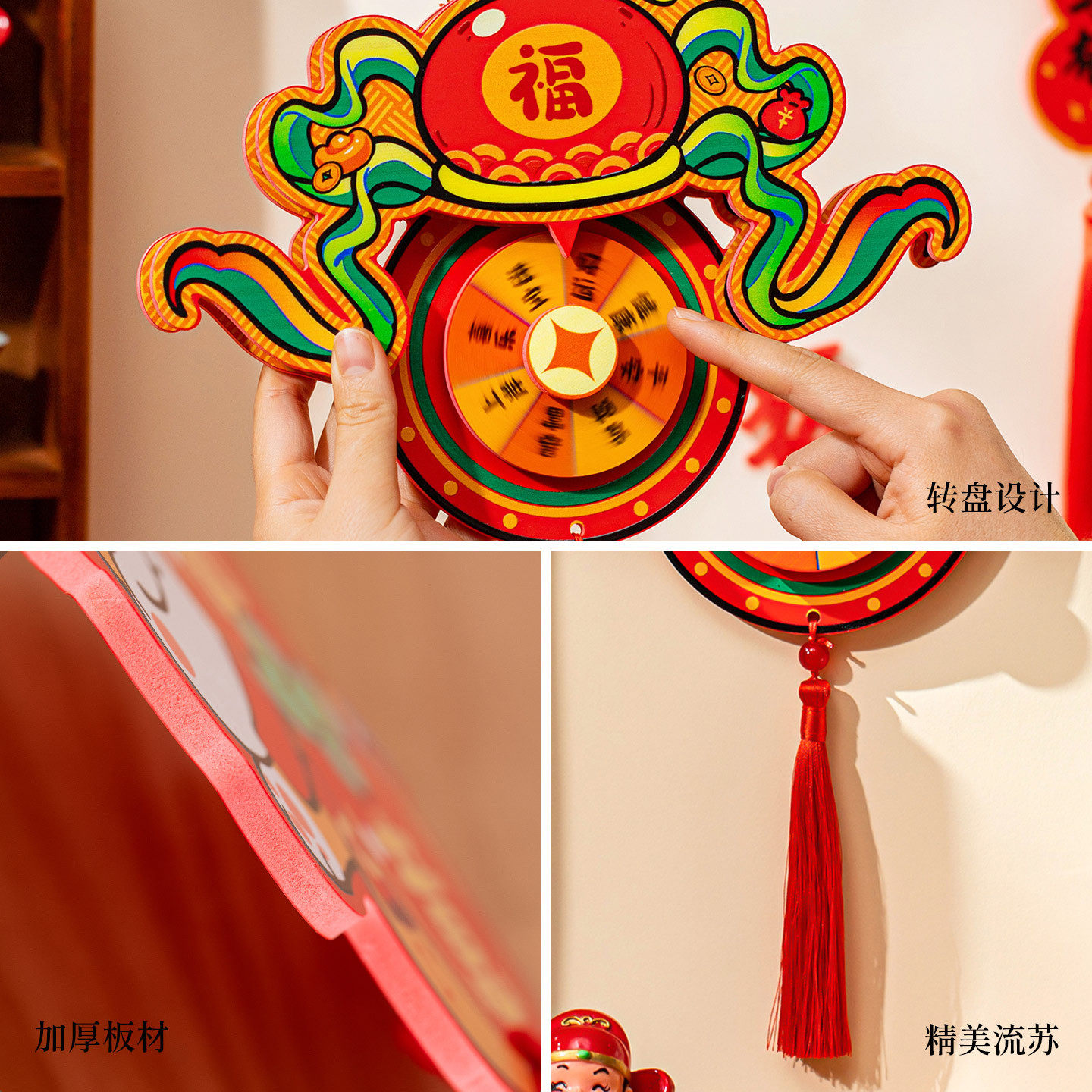 2026新年装饰品新款马年雪弗板挂件春节过年挂饰室内客厅场景布置,淘宝优惠券,粉丝福利购,淘宝优惠卷