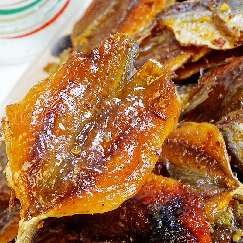 香港代购兴隆栈优之良品同款金鲳鱼辣味原味85g即食金昌鱼片包邮y - 图1