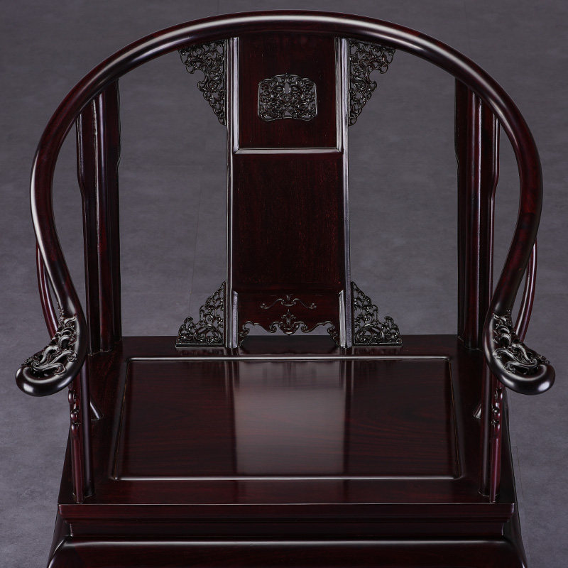 红木围椅非洲小叶紫檀皇宫椅三件套中式实木圈椅赞比亚血檀太师椅,淘宝优惠券,粉丝福利购,淘宝优惠卷
