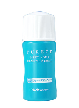 日本本土款娜丽丝 purece足部足跟滋润精华30ml 去角质护理液